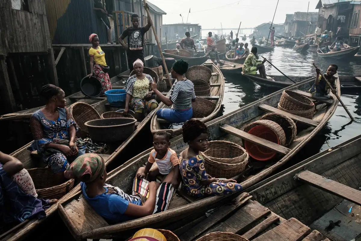 Makoko; the floating community slum in Lagos Nigeria | Yaba Makoko