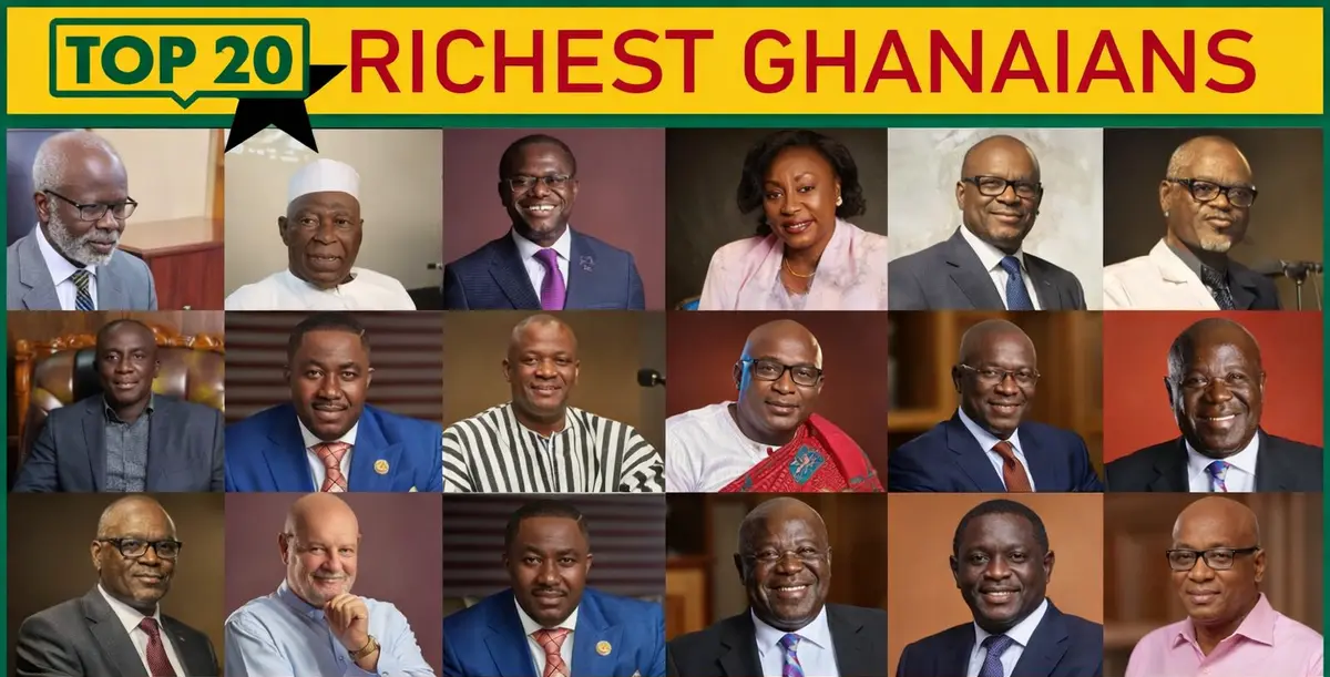 Top 20 Richest Men in Ghana